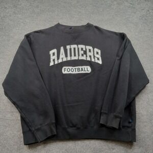 Las Vegas Raiders‎ Sweatshirt Mens XL Black NFL Football Pullover Crewneck